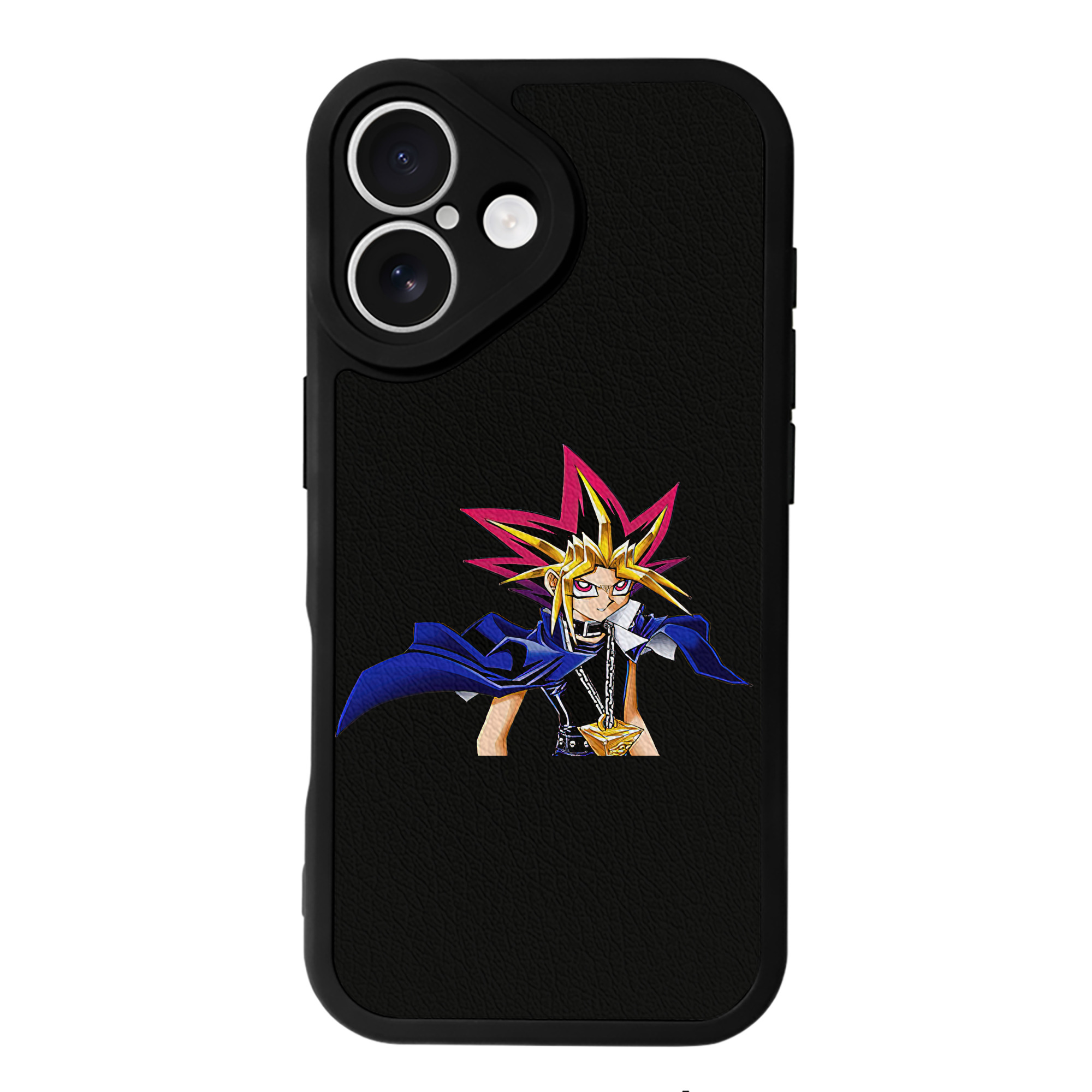 遊☆戯☆王 Yu-Gi-Oh! 【iPhone 16シリーズ対応】シリコンスマホケース（レザー調） 材質：シリコン
